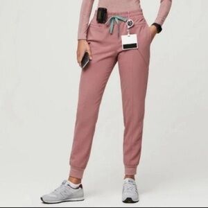 24HR SALE * FIGS MINERAL MAUVE GRENELLE JOGGERS (L)